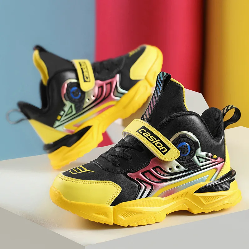 Детские кроссовки snsneaker Casy Longca Warrior 2021 осенне-зимние детские из кожи для бега