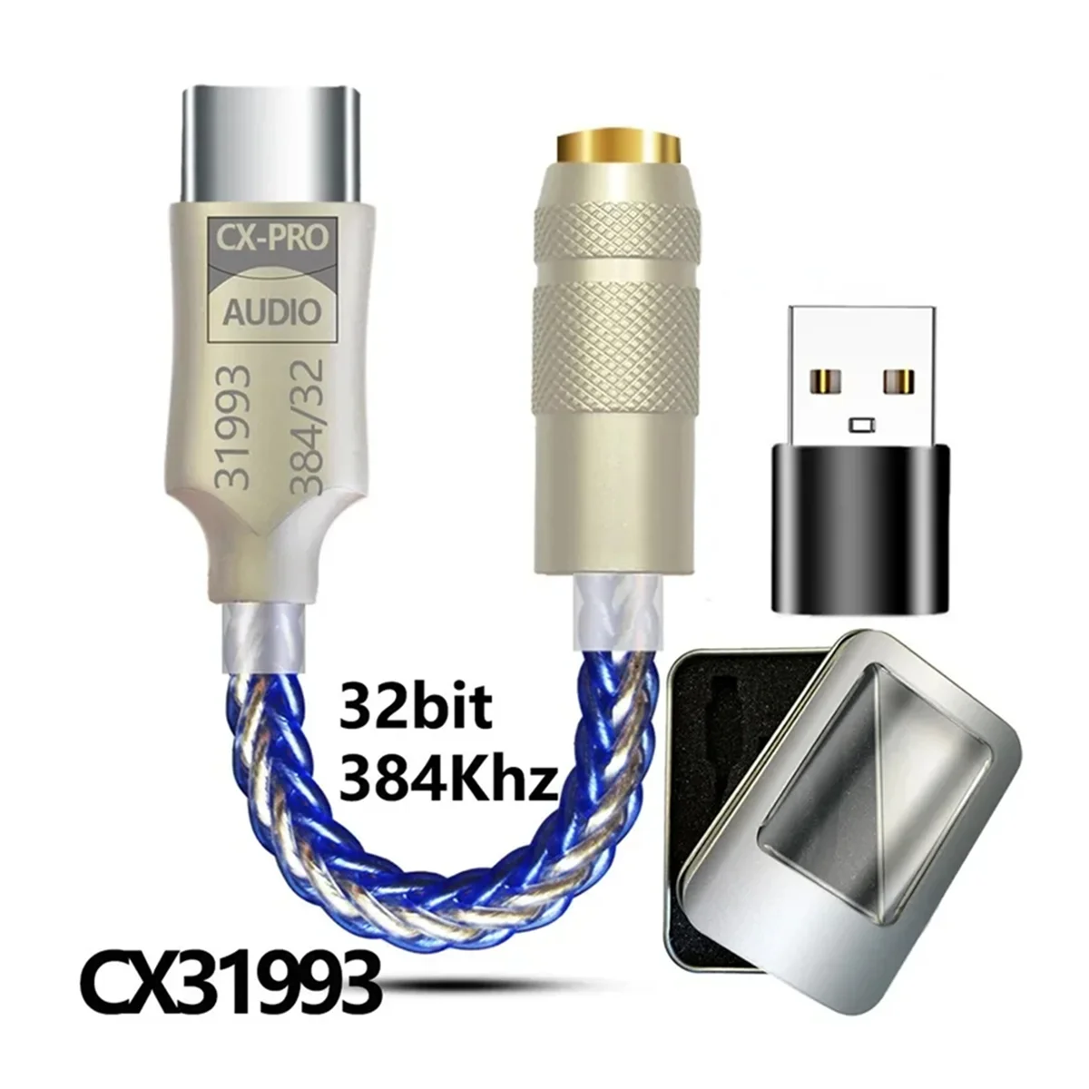 Усилитель для наушников CX31993 Hi-Fi DAC Type C 3 5 мм