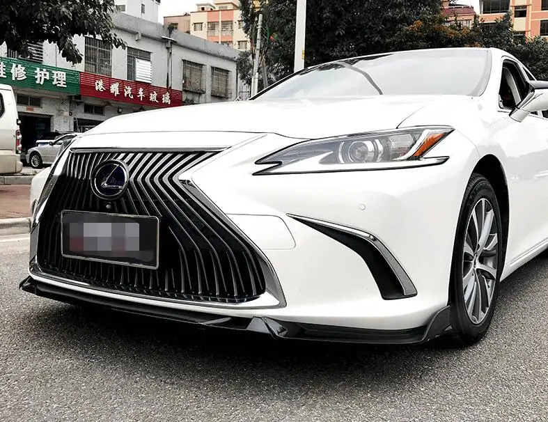 Комплект кузовных деталей для Lexus ES260 спойлер 2018-2019, задний и передний бампер из ABS-пластика, диффузор бампера и защита бамперов.