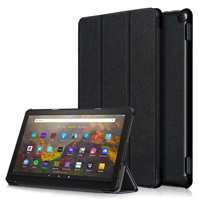 

BeoYinGoi Triple Fold Stand Case For Amazon Fire HD 10 HD10 2017 Tablet Case Cover