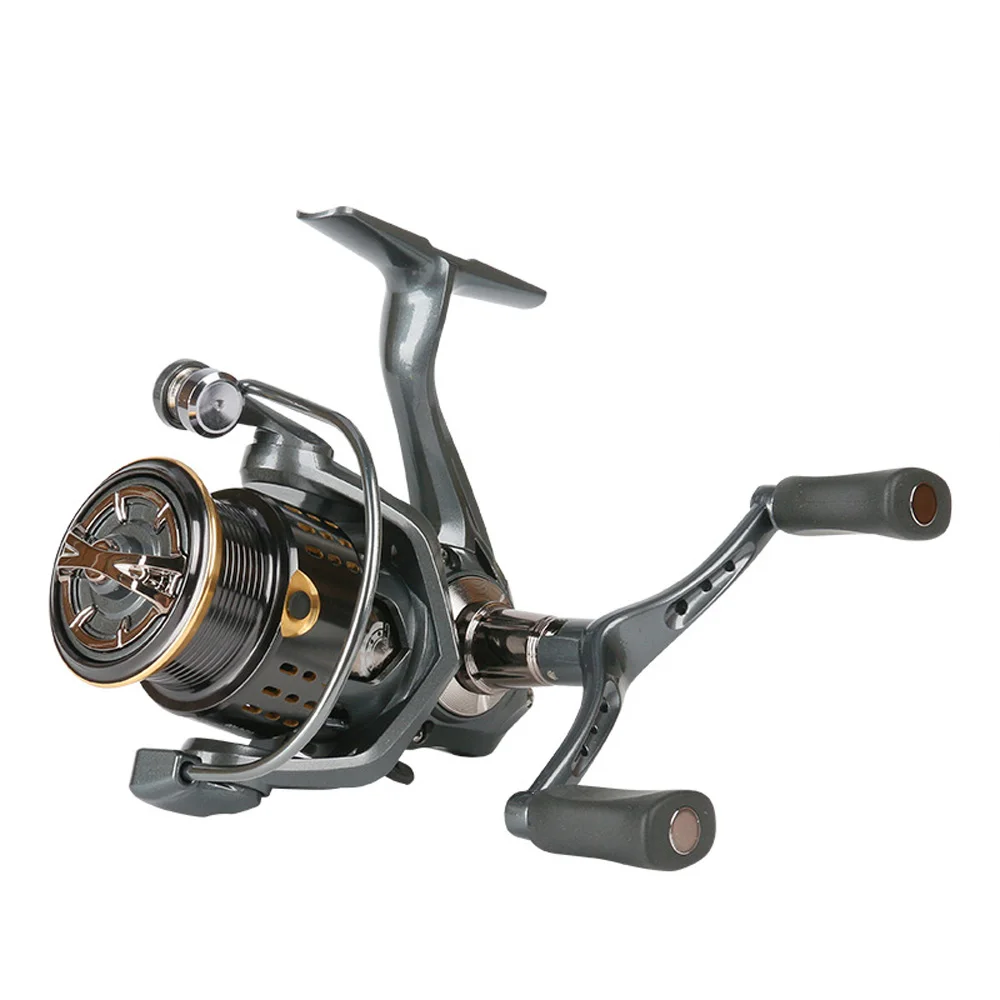 

5.2:1 High Speed Ratio Metal Body Spool Double Left Right Handle Fishing Spinning Wheel 4+1BB Spinning Reel Squid Fishing Reel