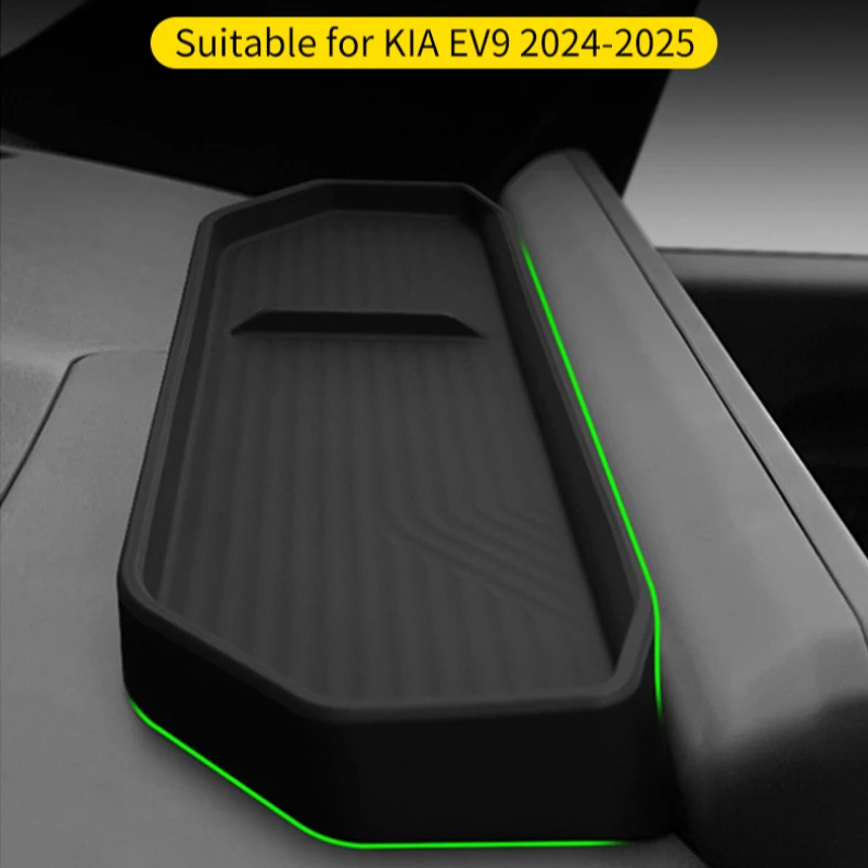 Силиконовый беспроводной зарядный коврик-органайзер для KIA EV6 EV9 24-25 (левыйправый руль), для консоли, подлокотника, заднего экрана, аксессуары для интерьера (art.: 3920dc3f3852c) - 3920dc3f3852c