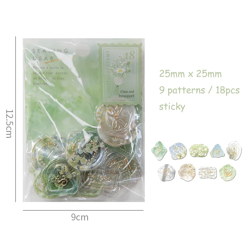 

Jianwu наклейки для конвертов 18 шт