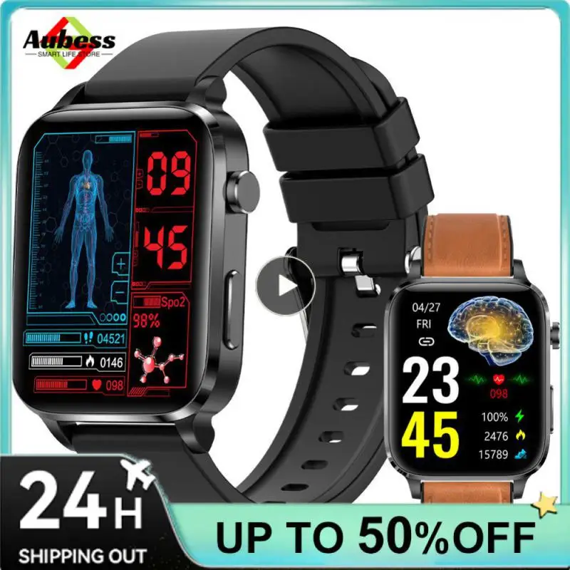 

Body Temperature Accurate Smartwatch Full Touch Screen 1.7inch F100 Smart Watch 2023 24h Heart Rate Health Monitoring F100