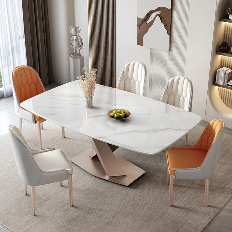 Современный итальянский простой обеденный стол регулируемые кухонные