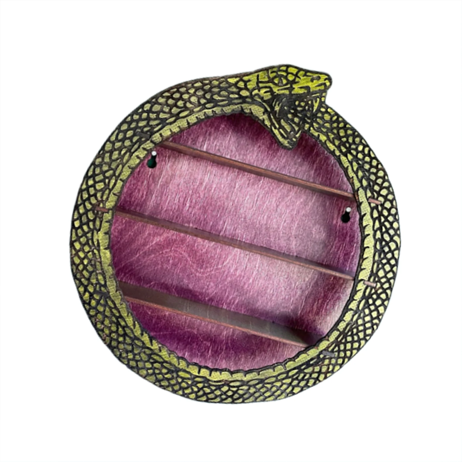 

Настенная плавающая полка со змеиным рисунком, настенные полки, полка для хранения, Настенный декор для гостиной, спальни, ванной комнаты