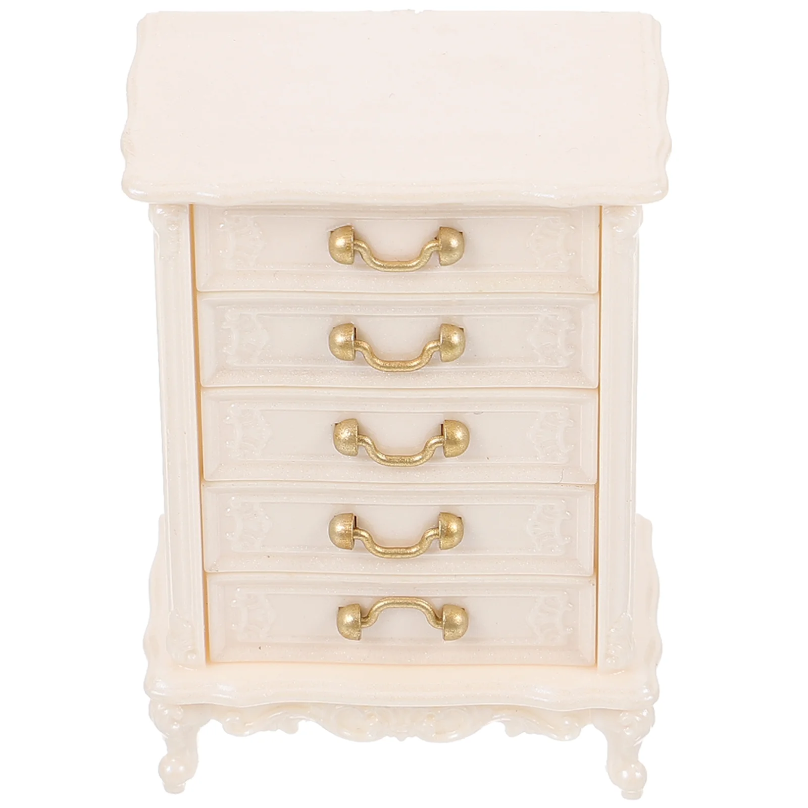 

Book Shelf Furniture Model Landscaping Mini House Decor Accessories Cabinet Plastic Pretend Play Miniature Child Toy