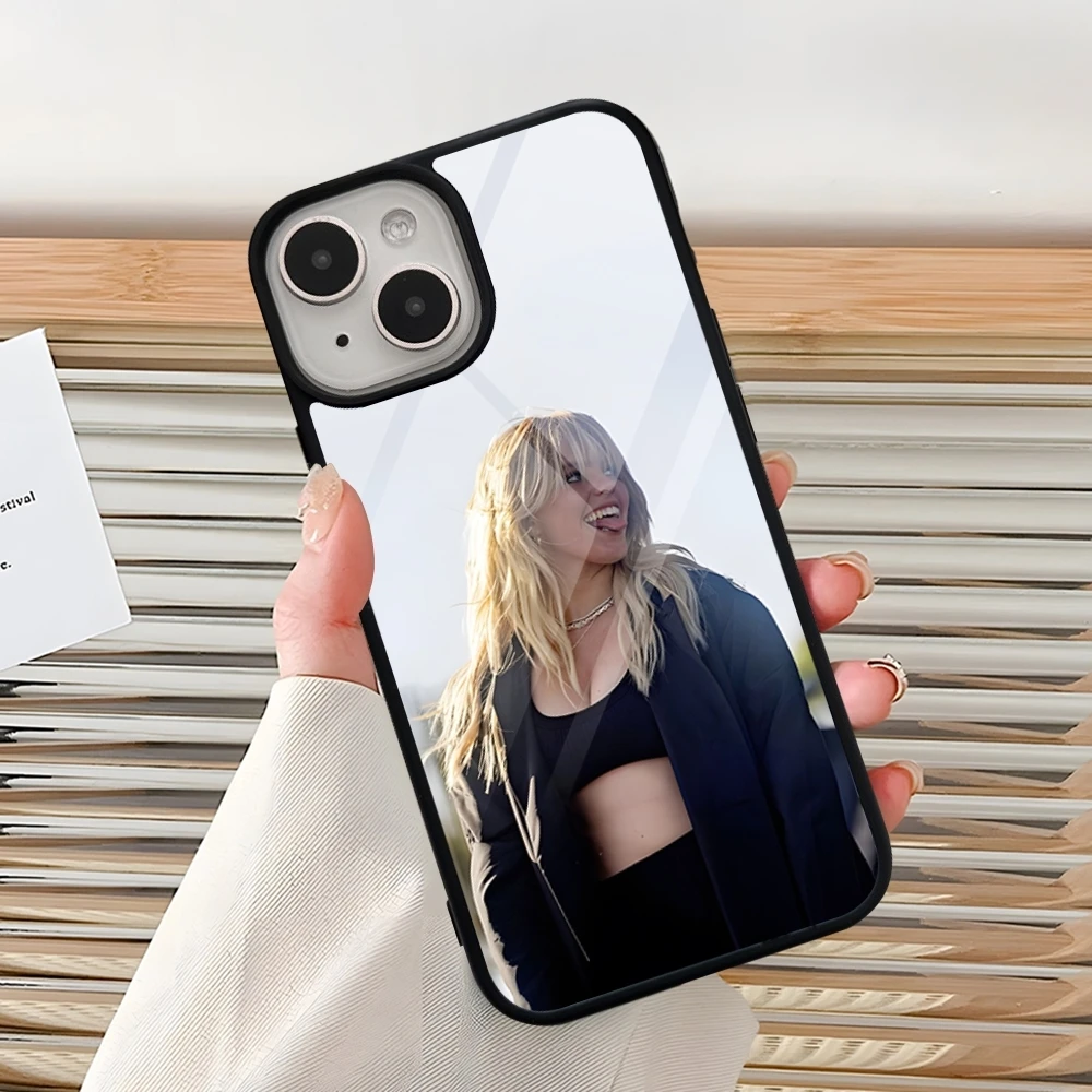 R-Renee Rapp Singer Actress Phone Case For Iphone 15 Pro Max 12 14 11 13 Mini 16 8 7 Plus X Xs XR PC+TPU Back Cover