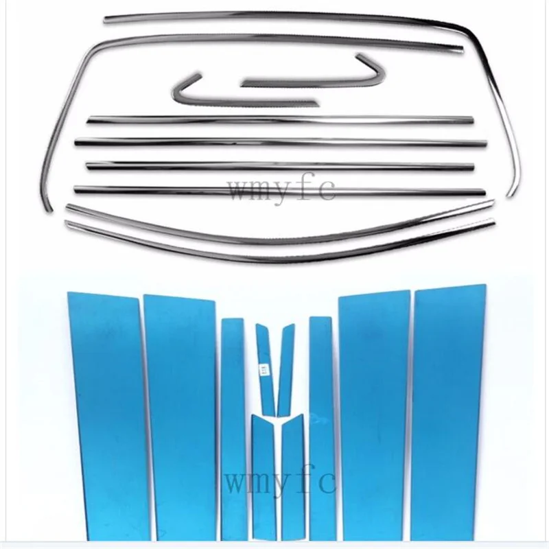 

Stainless Steel side Window Molding Trim Cover Fit For VW Volkswagen Golf7 MK7 2014 2015 2016 2017