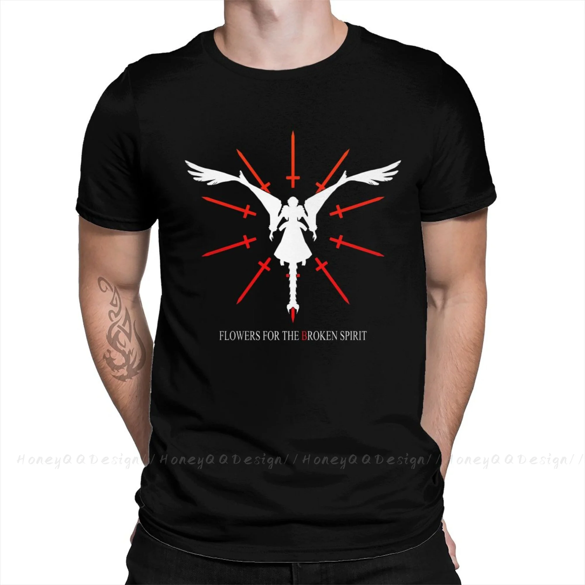 

Drakengard Furiae Print Cotton Shirt Hombre Nier Automata Alien Human Men Streetwear Adult Tee Unisex O Neck Women T-Shirt