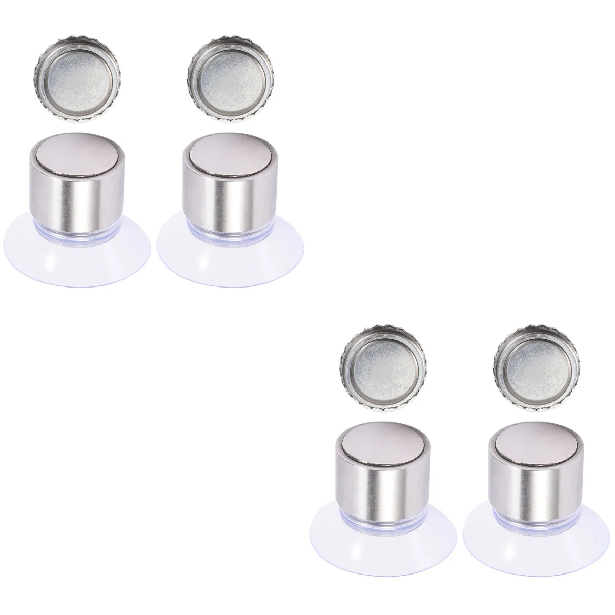 

4 Sets of Creative Magnetic Soap Holders Bathroom Wall Hanging Soap Holders
