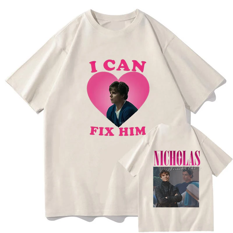 Мужская и женская двухсторонняя футболка из чистого хлопка с коротким рукавом