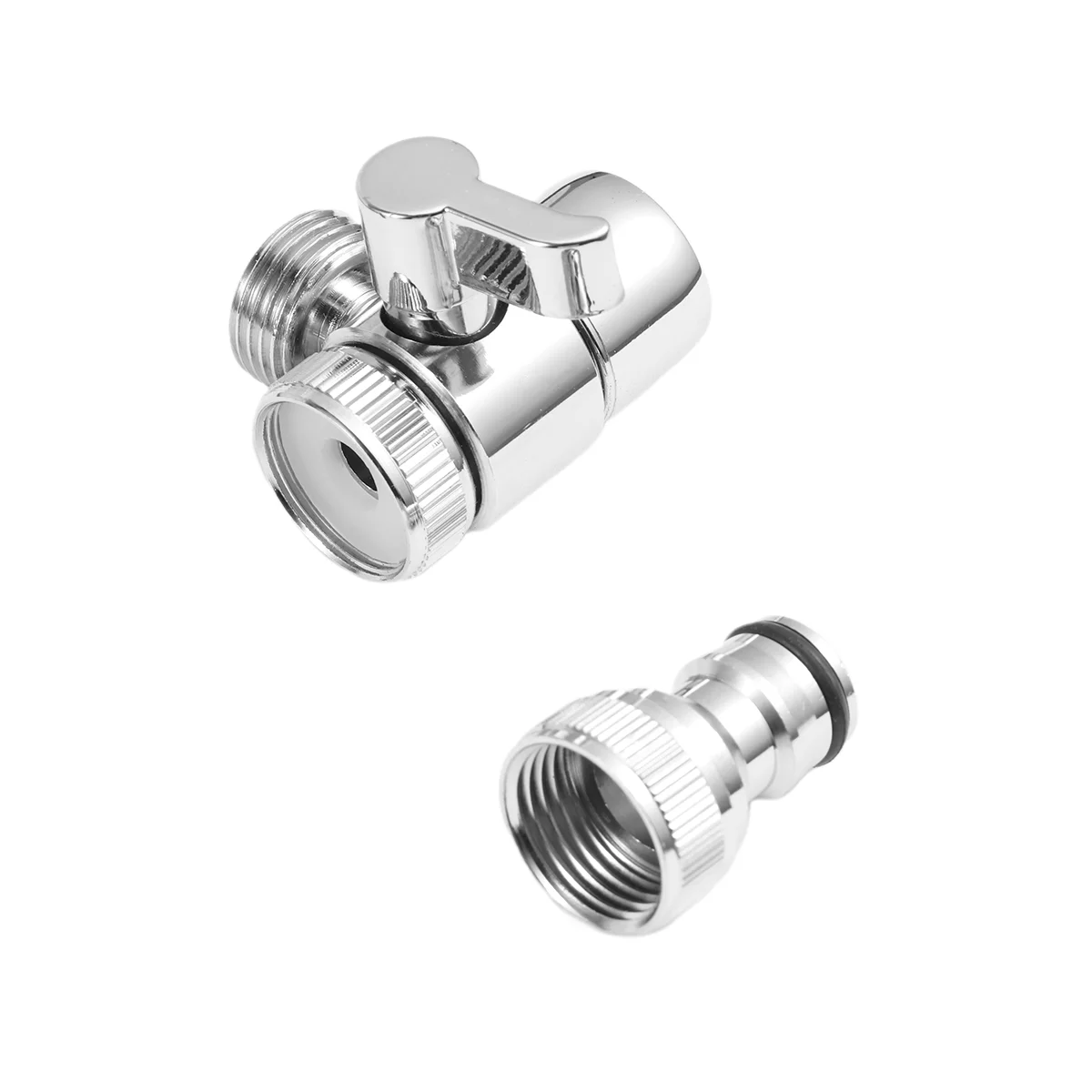 

2 Pcs Copper Adapter Two-way Two Ways Inlet Pipe Adapter Inlet Pipe Adapter Washing Machine