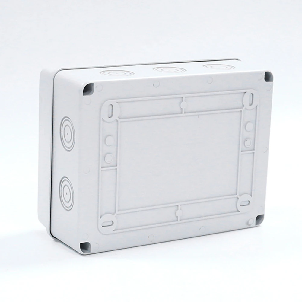 

HT Waterproof Distribution Box 200 X 155 X 95 Mm Outdoor Box Surface-Mounted 1Row 8 Modules IP65 Fuse Box Home Supplies