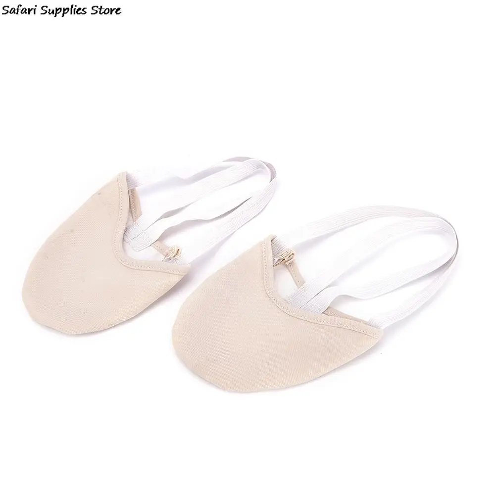 

1 Pair Elastic Dance Shoes Rhythmic Gymnastics Shoes Soft Half Socks Ballroom Art Gym Accessories Ginastica