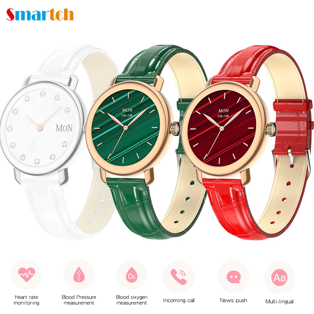 

New Smart Watch BT Control Weather Heartrate Blood Pressure Oxygen ECG Women Period Tracker Sport Fitness Waterproof Smartwatch
