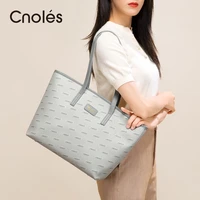 cnoles female tote shoulder bags fashion crossbody bag for women large capacity designer ladies female bag