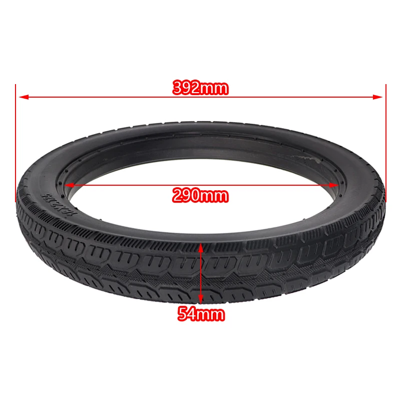 Высококачественные 16x2 125 твердые шины для электрического велосипеда E-Bike 16 дюймов