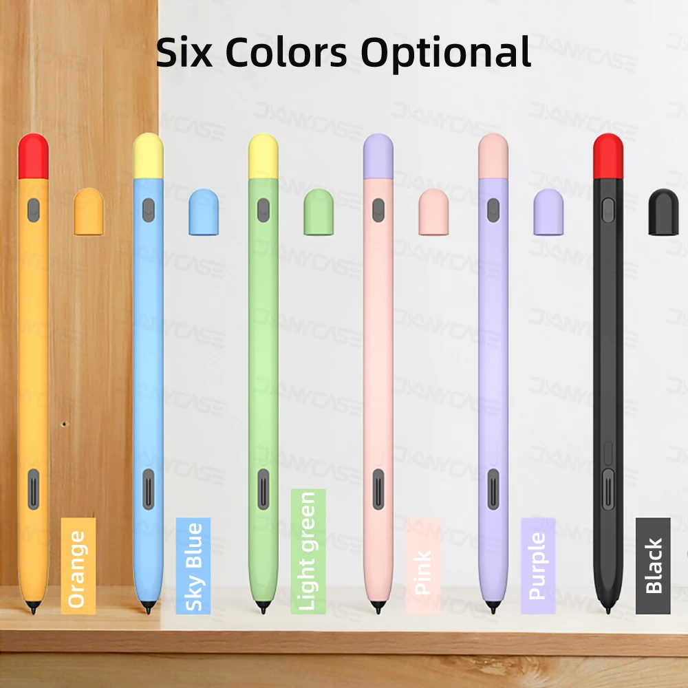 Silicone Pencil Case For Samsung S Pen Non-slip Protection Sleeve Cover for Tab S7 Plus S8 Plus S6 Lite Stylus Touch Pen Cover images - 6