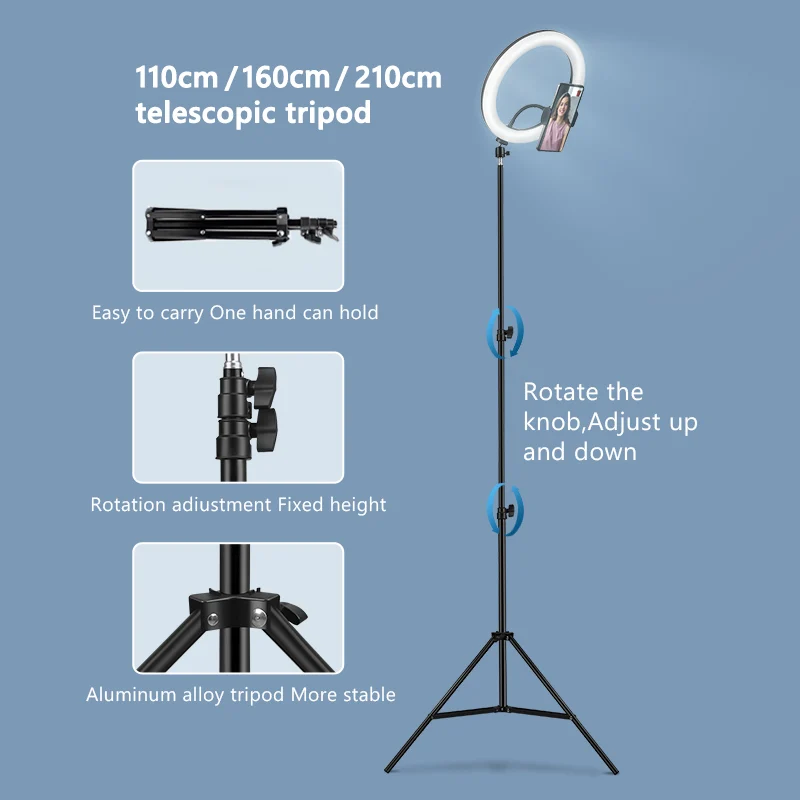 Штатив для селфи 110 см 160 200