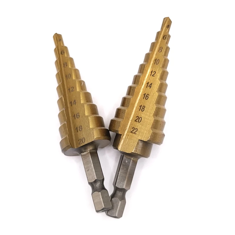 сверло ступенчатое сверла по металлу фреза Ступенчатое 4-12 мм 4-20 4-22 быстрорежущая