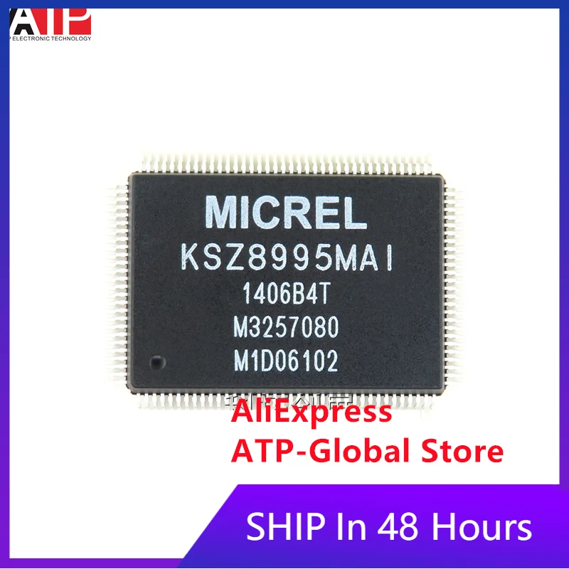 Оригинальные электронные компоненты с интегральной микросхемой KSZ8995MAI KSZ8995, 1 шт.