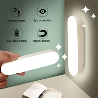 xiaomi motion sensor cabinet light wireless led night lights usb rechargeable stair lamp for bedroom kitchen cabinet wardrobe