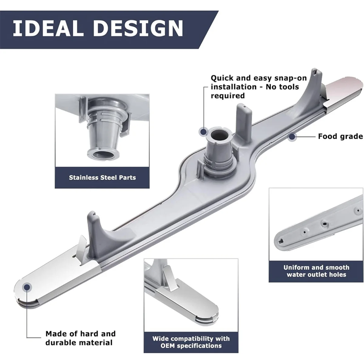 Горячая распродажа 154568002 Нижний кронштейн для посудомоечной машины 154568001 5304517203