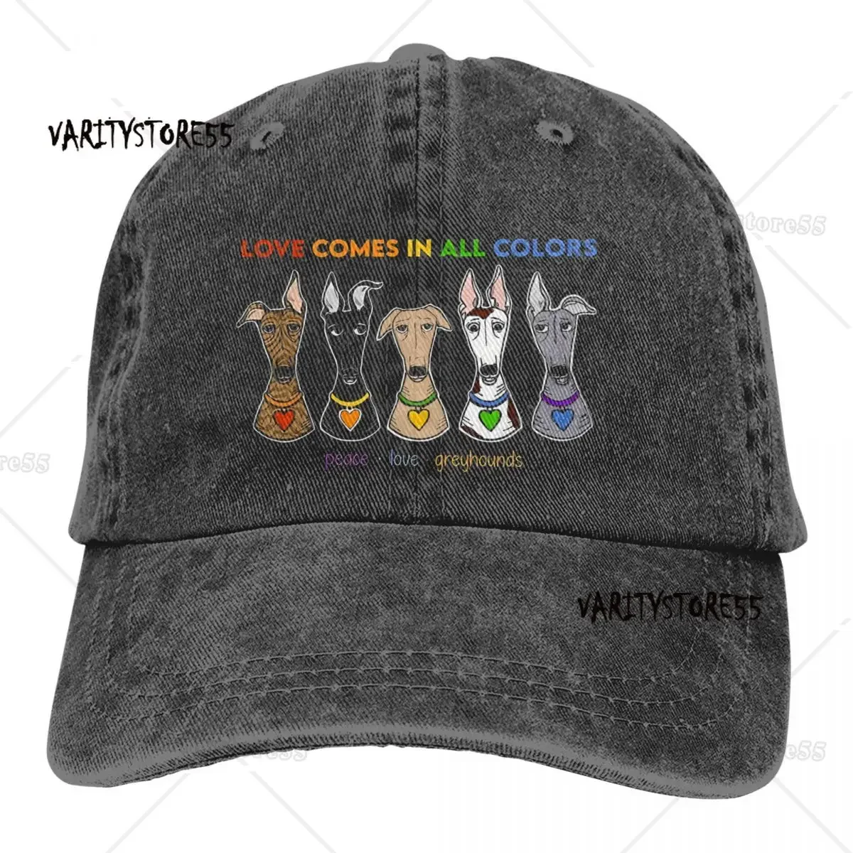 Потертая Мужская бейсболка Peace Love Pride с графическим рисунком кепка для отца Geryhound