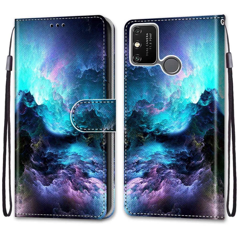 Кожаный чехол-книжка для Huawei Honor 9A 9C 8A 8 9 10 20 30 Lite Pro 7X 8X 30S | Мобильные телефоны и