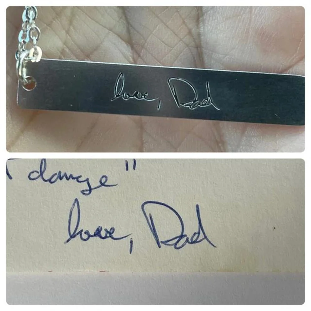 Рисунок 5 - Ожерелье с выгравированным рукописным текстом на заказ