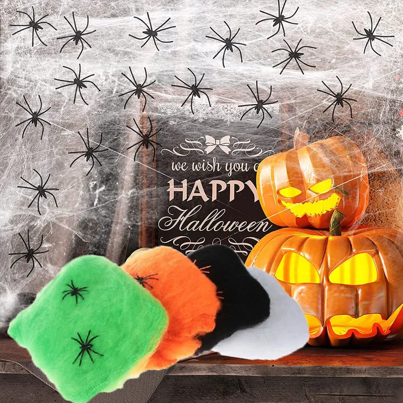 

1 шт. реквизит для страшвечерние на Хэллоуин, белый фотоальбом, паук, страшное украшение на Хэллоуин для бара, дом с привидениями