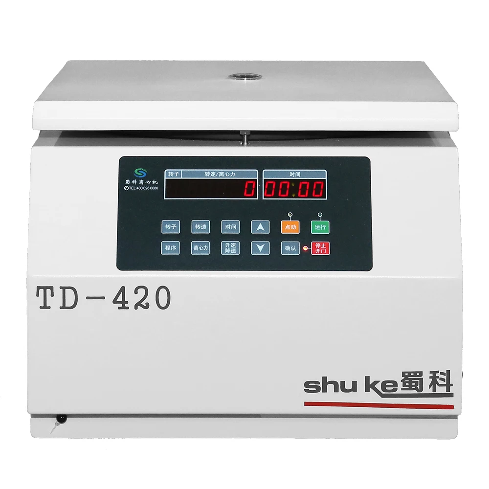 

TD-420 Benchtop низкоскоростная медицинская лабораторная Центрифуга
