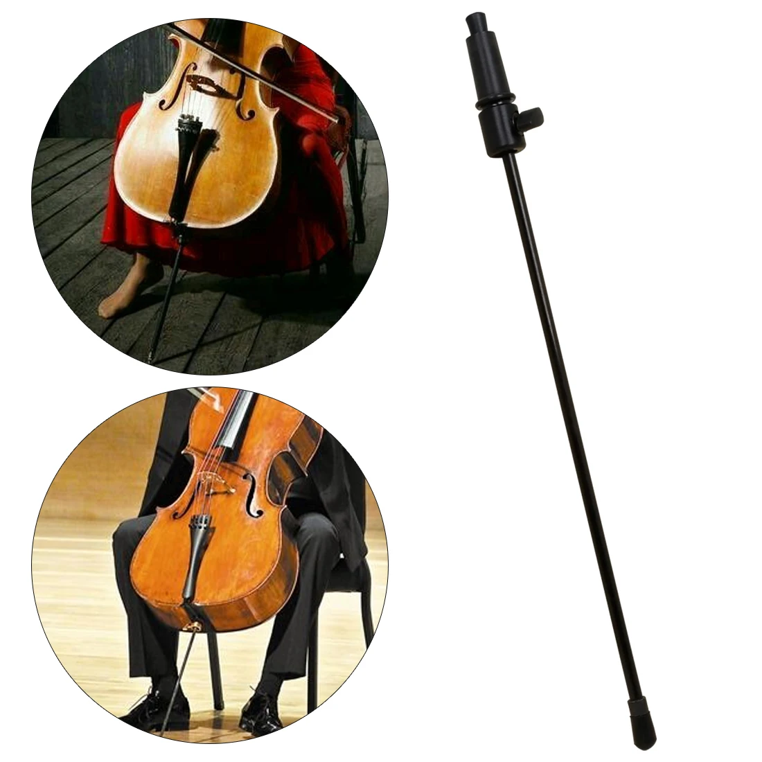 

Durable Carbon Fiber Cello End Pin Spike Lightweight Sturdy Scalable Universal Cello Accessories