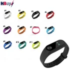 Ремешок силиконовый для Xiaomi Mi Band 2, сменный спортивный браслет для Mi Band 2, 2021