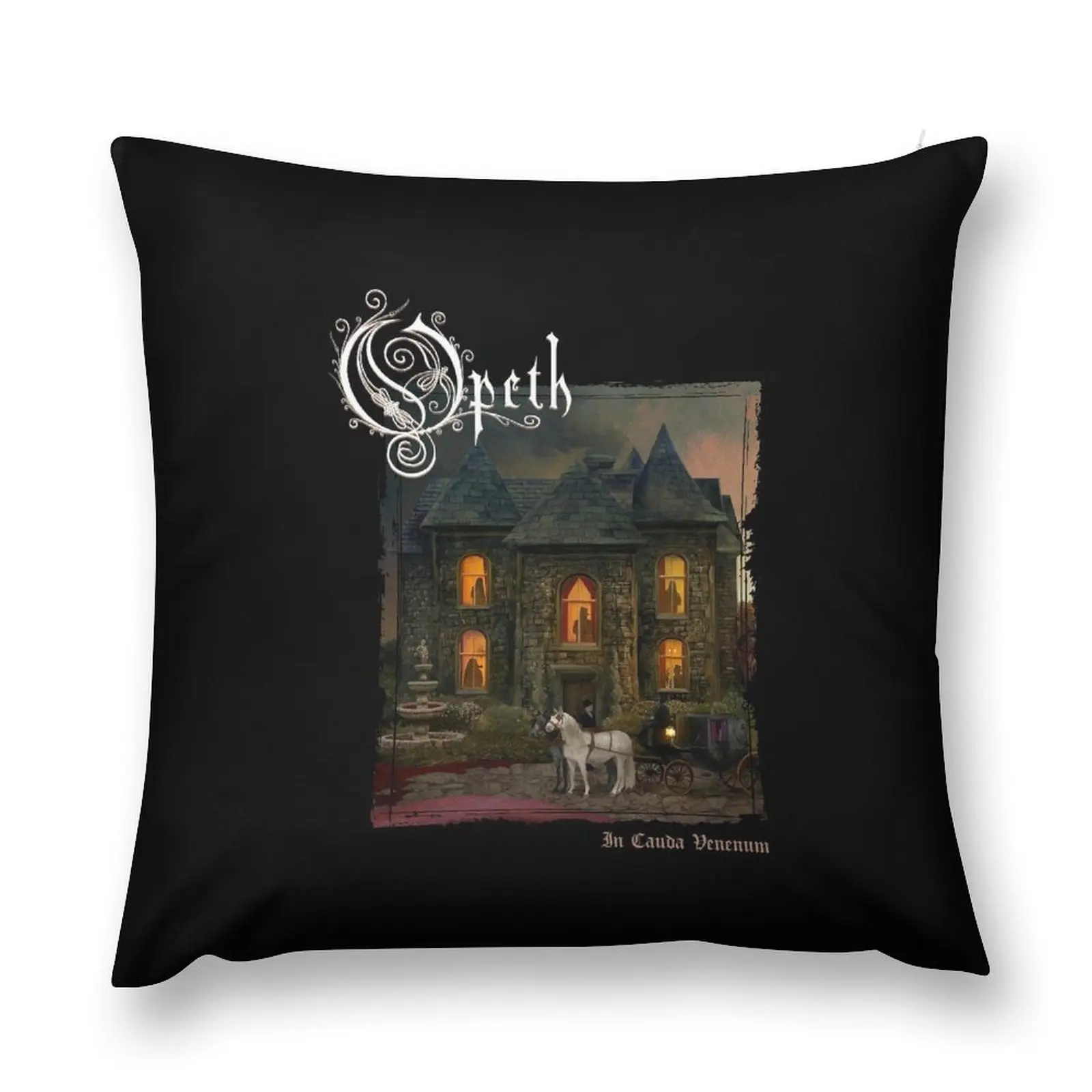 IN CAUDA VENENUM (2) Декоративная Подушка Рождественские украшения 2025 мраморная подушка