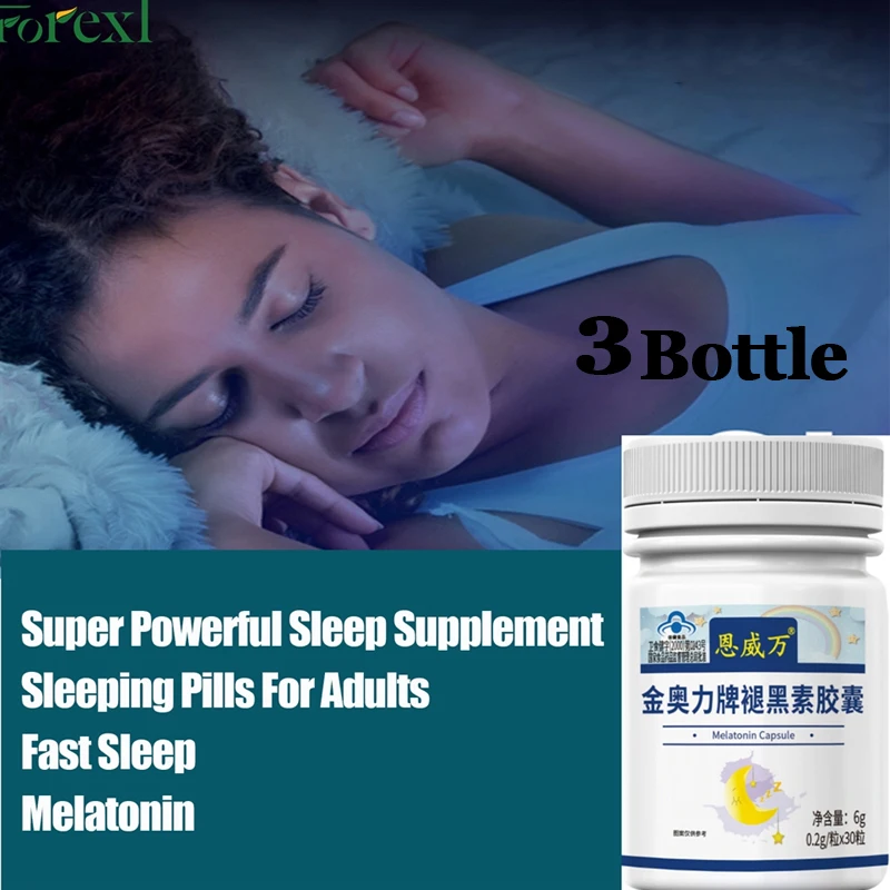 

Таблетки для сна мелатонин 200 мг * 30 капсул помощь при ночном сне помогает улучшить бессонницу для хорошего сна 1 капсула перед кроватью