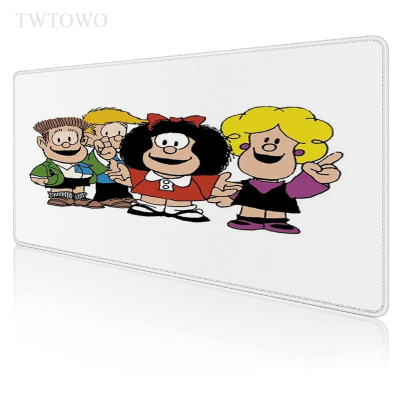 

Mafalda Mouse Pad Gamer XL Custom HD Computer Large Mousepad XXL Desk Mats MousePads Soft Office Laptop Desktop Mouse Pad