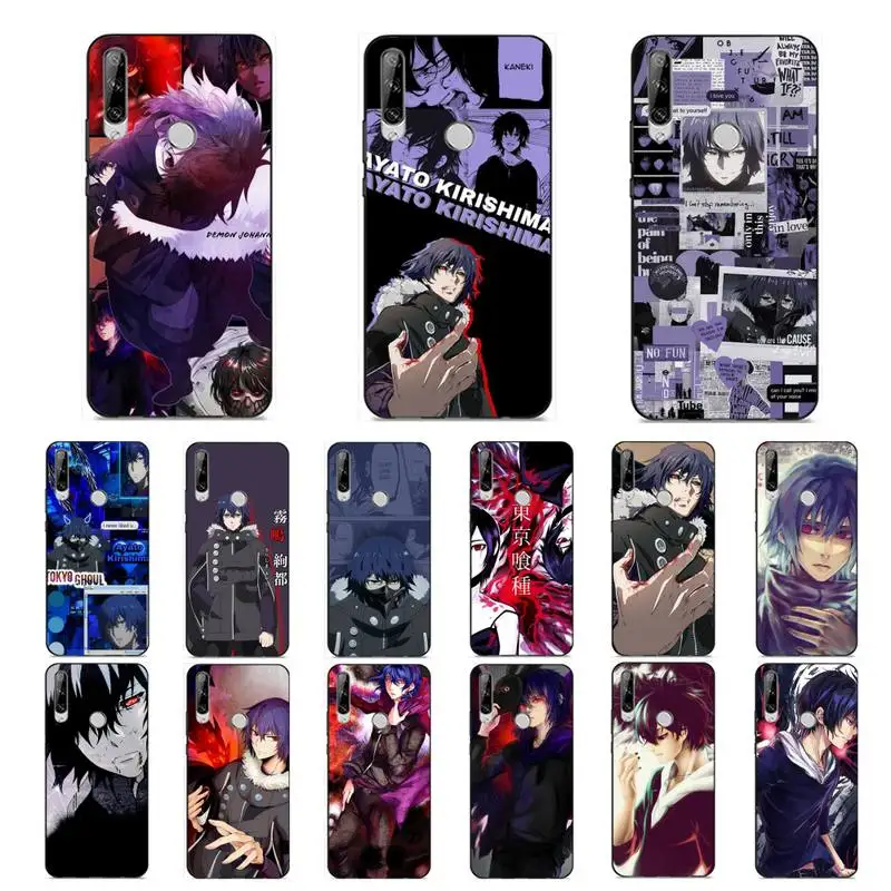 

MaiYaCa Kirishima Ayato Tokyo Ghoul Anime Phone Case for Huawei Y 6 9 7 5 8s prime 2019 2018 enjoy 7 plus