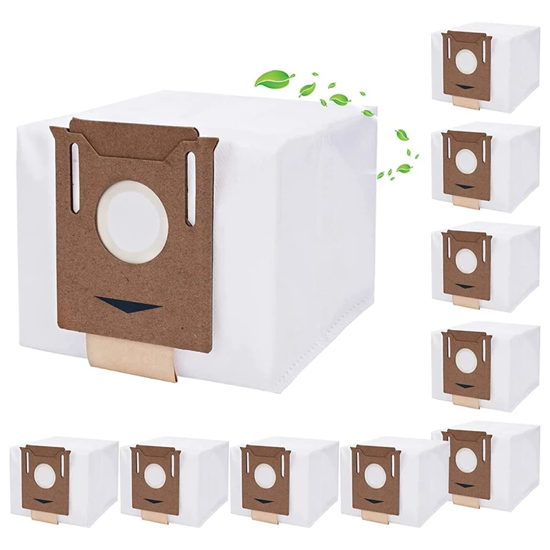 

Набор из 10 мешков для пылесосов SANQ Для Ecovacs Deebot N8 +,N8 Pro +, Ozmo T8,T8 AIVI,T8 +,T9 + Yeedi Vac Station, пылесосы