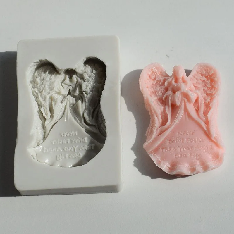 Силиконовая форма Ангел-хранитель в форме сердца креативная молитвенная Cherelle