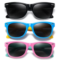 2022 kids polarized sunglasses silicone flexible safety children sun glasses boys girls shades eyewear uv400 outdoor sunglasses
