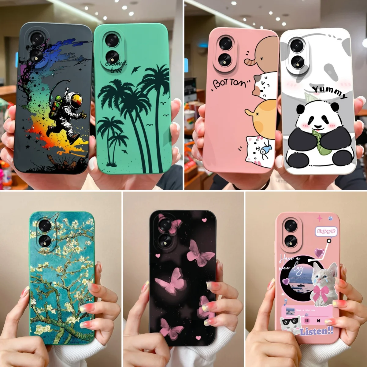 Чехол для Oppo A38 A18 4G кокосовое дерево A 38 OppoA18