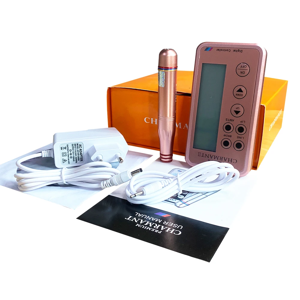 

1pcs New Design Digital Charmant 2 Permanent Makeup Machine Kits for Eyebrow Lips Rotary Swiss Microblading MTS Pen Set