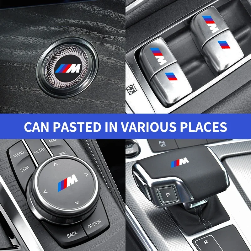 Кнопка подъема окна автомобиля наклейка на руль эмблемы Стайлинг для BMW M3 M4 M5 G42 G30