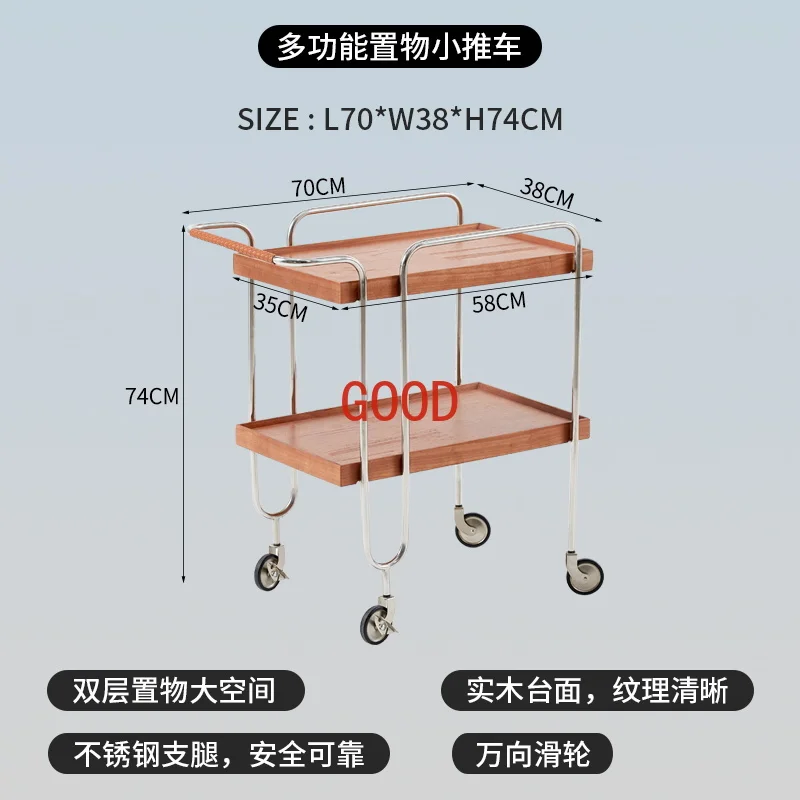Прихожая приставной столик в скандинавском стиле на колесах секционный