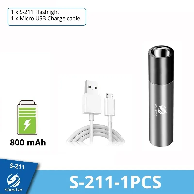 

Shustar USB фонарик 600 люмен