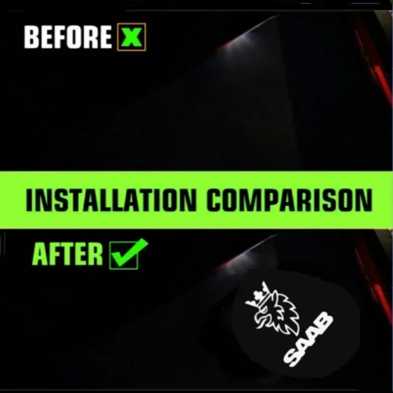 2X высококачественный светодиодный светильник с эмблемой для дверей автомобиля