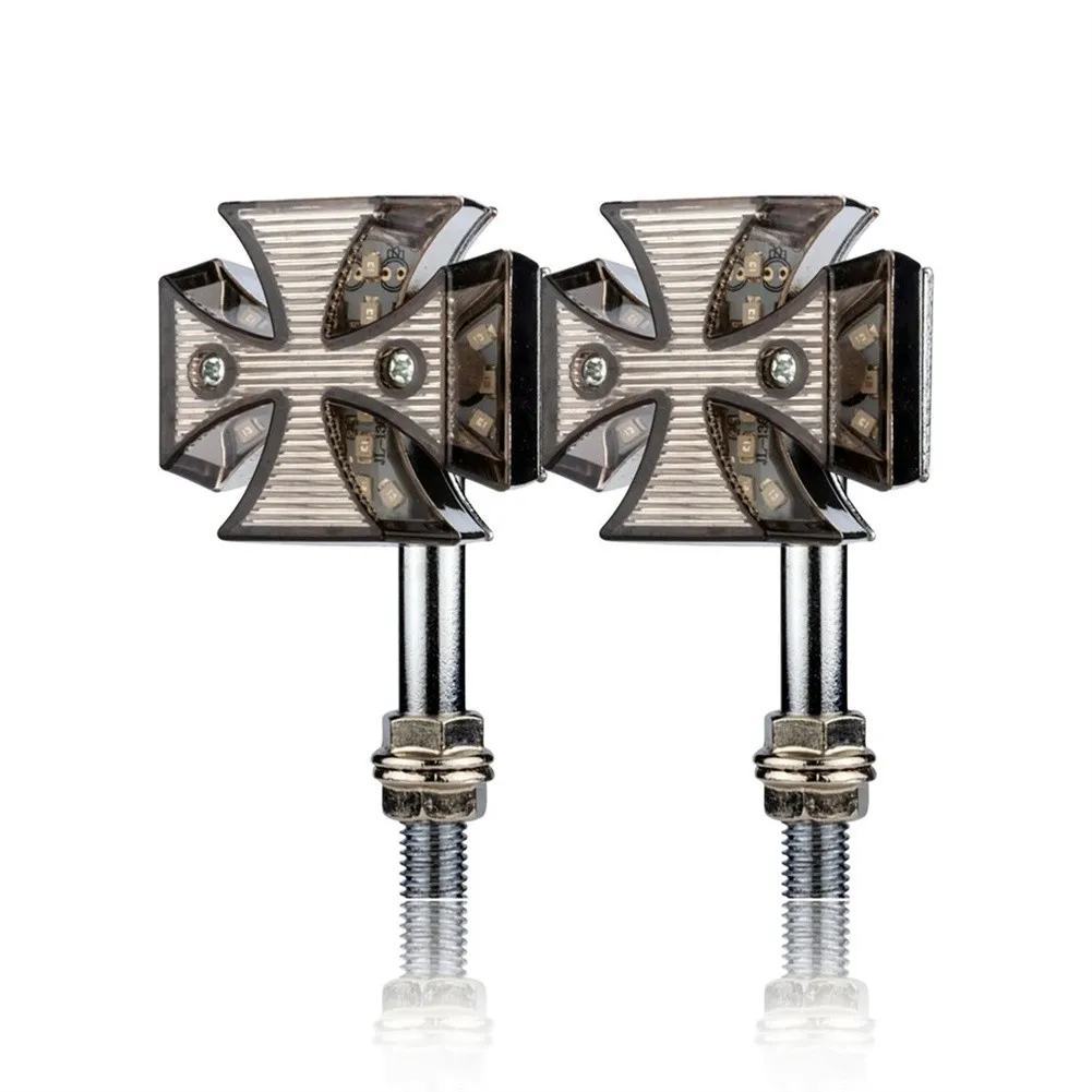 

2pcs DC12V Motorcycle LED Flashers Turn Signal Indicator Red Tail Light Accessories SMD Chip Lamp Turn Signals Lamp