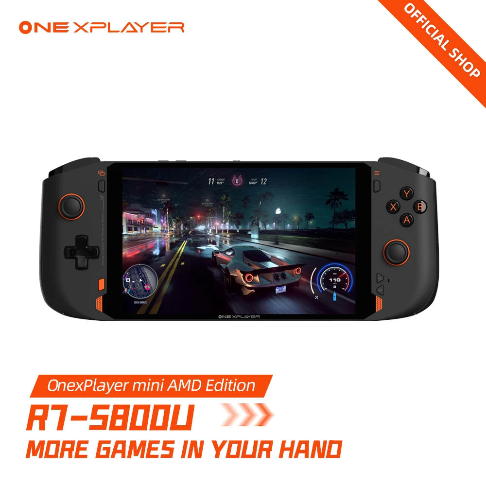 OneXPlayer mini AMD R7-5800U PC Games Handheld 16G+512G/1TB/2TB 7 Inch IPS Screen 1280*800P 1920*1200P Windows 11 Pocket Laptop